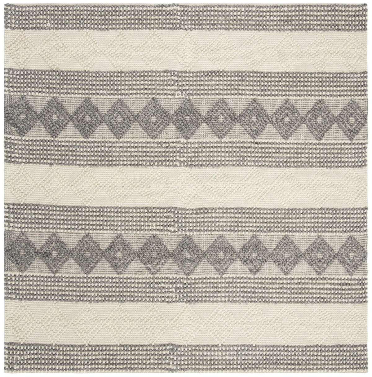 Safavieh Natura 6'-0" x 6'-0" Rug in Grey / Ivory
