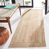 Safavieh Natural Fiber 2'-6" x 8'-0" Rug in Green / Natural
