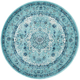 Safavieh Evoke 5'-3" x 5'-3" Rug in Light Blue / Light Blue