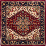 Safavieh Heritage 6'-0" x 6'-0" Rug in Red
