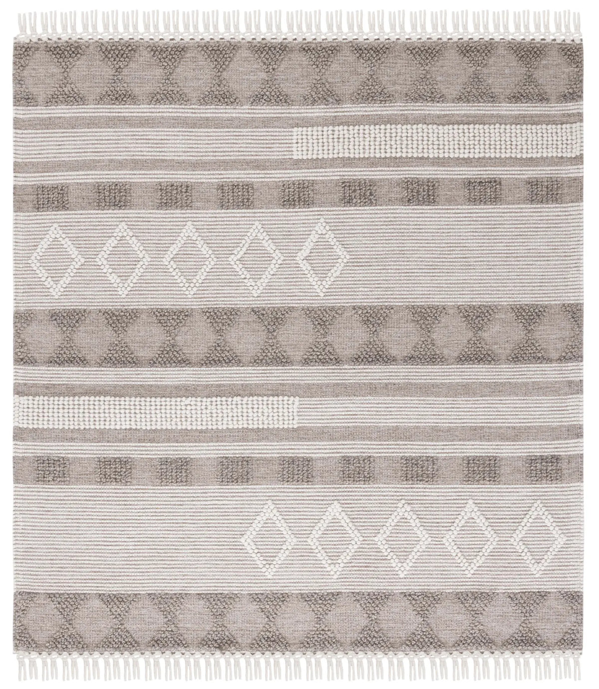 Safavieh Vermont 6'-0" x 6'-0" Rug in Ivory / Brown