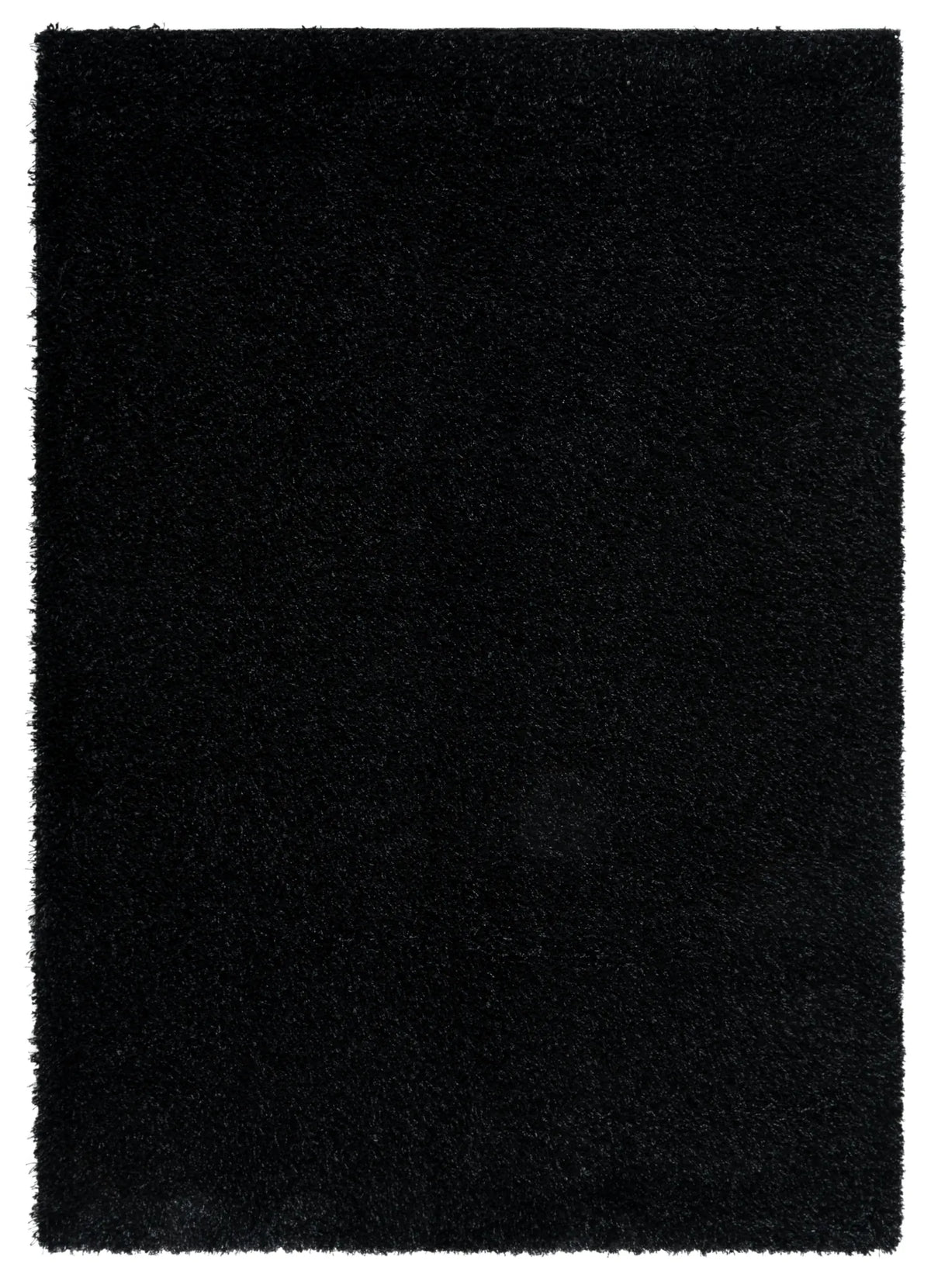 Safavieh Shag 2'-3" x 5'-0" Rug in Black / Ivory