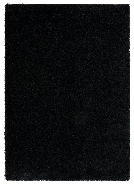 Safavieh Shag 2'-3" x 5'-0" Rug in Black / Ivory