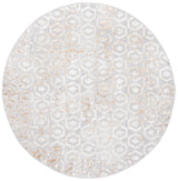 Safavieh Orchard 6'-7" x 6'-7" Rug in Grey / Gold