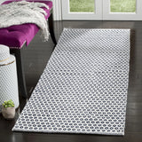 Safavieh Montauk 2'-3" x 7'-0" Rug in Navy / Ivory