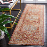 Safavieh Valencia 2'-0" x 8'-0" Rug in Rust / Beige Blue