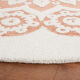 Safavieh Blossom 6'-0" x 6'-0" Rug in Ivory / Pink