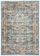 Safavieh Monaco 4'-0" x 5'-7" Rug in Blue / Light Grey