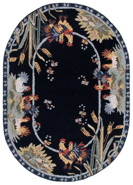 Safavieh Chelsea 4'-6" x 6'-6" Rug in Black