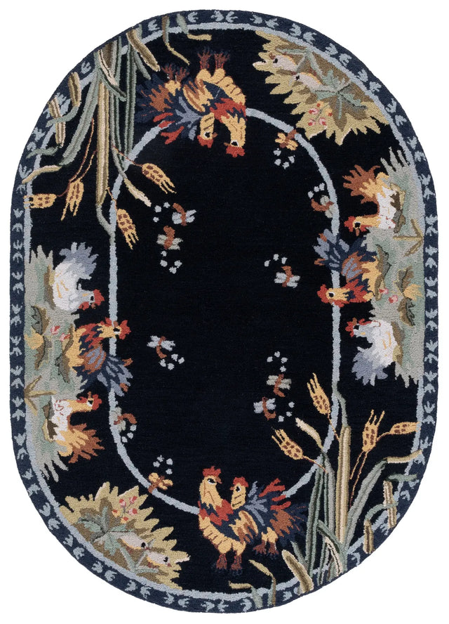 Safavieh Chelsea 4'-6" x 6'-6" Rug in Black