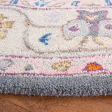 Safavieh Anatolia 6'-0" x 6'-0" Rug in Dark Grey / Ivory
