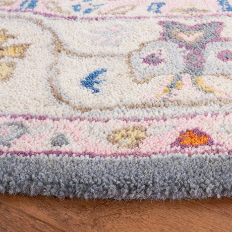 Safavieh Anatolia 6'-0" x 6'-0" Rug in Dark Grey / Ivory