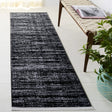 Safavieh Mila 2'-2" x 8'-0" Rug in Black / Ivory