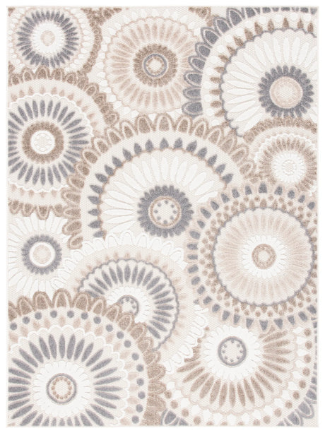 Safavieh Cabana 4'-5" x 6'-5" Rug in Grey / Ivory