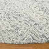 Safavieh Metro 6'-0" x 6'-0" Rug in Dark Grey / Ivory