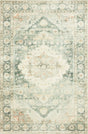 Loloi Rosette Ros-08 Teal/Ivory Rugs - main flat