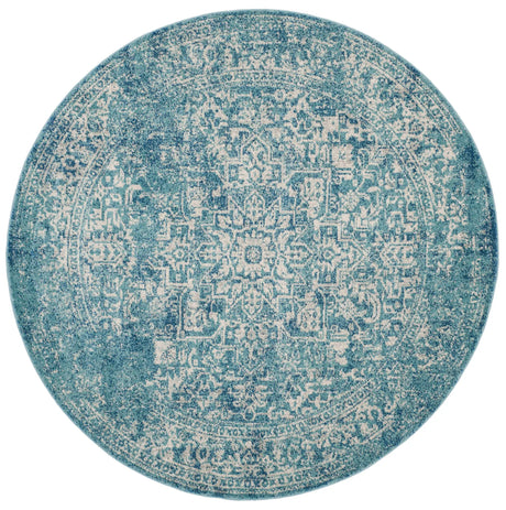 Safavieh Evoke 5'-3" x 5'-3" Rug in Blue / Ivory