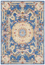 Safavieh Savonnerie 4'-0" x 6'-0" Rug in Blue / Ivory