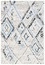 Safavieh Casablanca Shag 4'-0" x 6'-0" Rug in Grey / Ivory