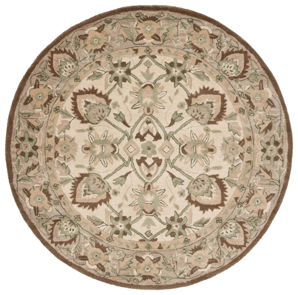 Safavieh Antiquity 6'-0" x 6'-0" Rug in Ivory / Beige
