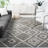 Safavieh Arizona Shag 10'-0" x 14'-0" Rug in Brown / Ivory