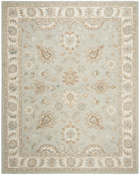 Safavieh Blossom 10'-0" x 14'-0" Rug in Aqua / Ivory