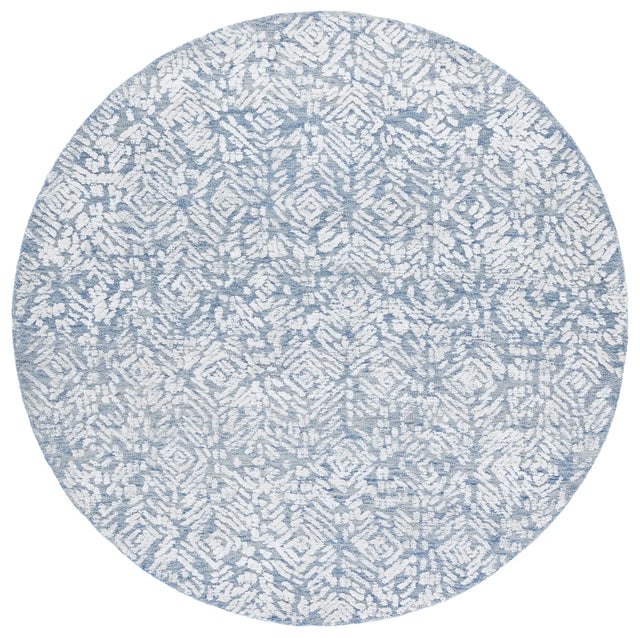 Safavieh Glamour 6'-0" x 6'-0" Rug in Blue / Ivory