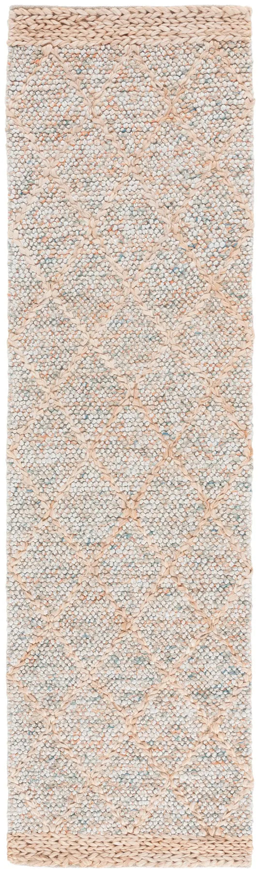 Safavieh Natural Fiber 2'-3" x 9'-0" Rug in Rust / Natural
