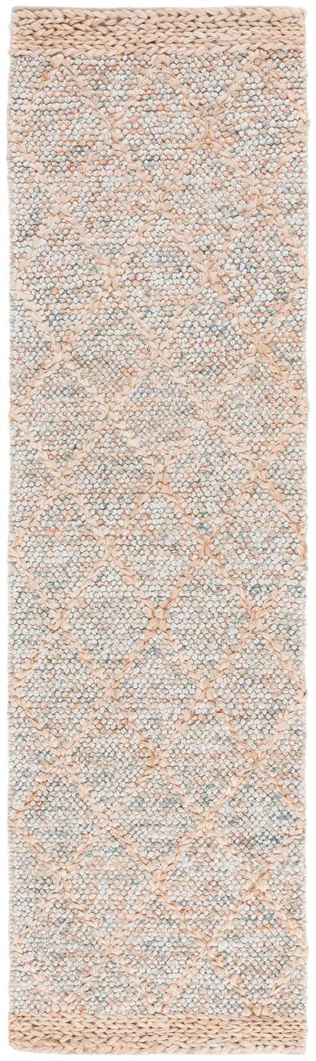 Safavieh Natural Fiber 2'-3" x 9'-0" Rug in Rust / Natural