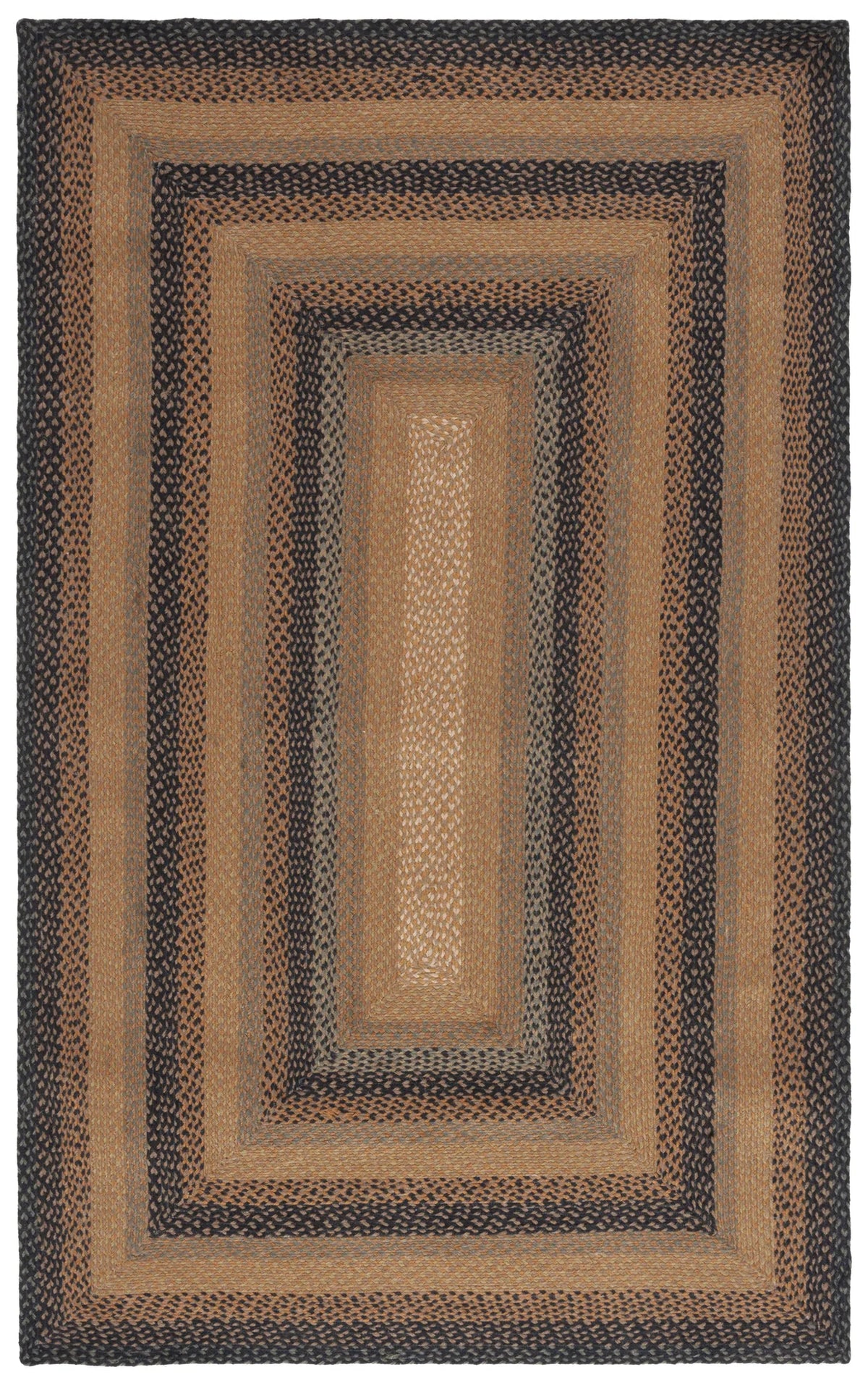 Safavieh Braided 4'-0" x 6'-0" Rug in Natural / Sage
