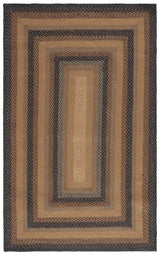 Safavieh Braided 4'-0" x 6'-0" Rug in Natural / Sage