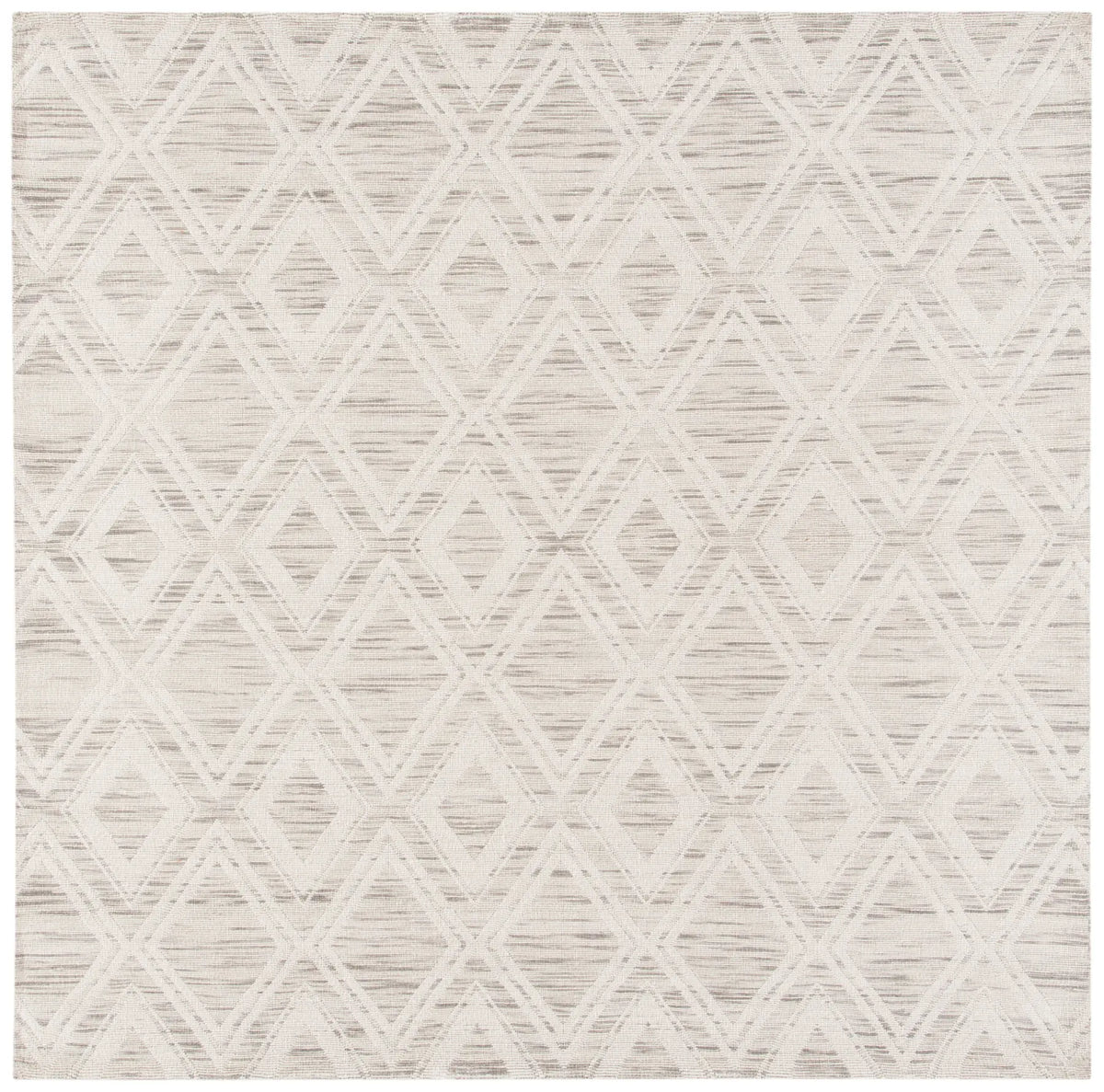 Safavieh Marbella 6'-0" x 6'-0" Rug in Light Brown / Ivory