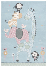 Safavieh Carousel Kids 100 4'-0" x 6'-0" Rug in Blue