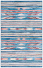 Safavieh Arizona 4'-0" x 6'-0" Rug in Blue / Rust