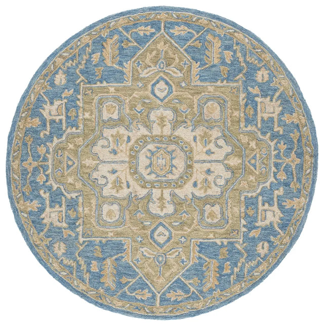 Safavieh Metro 6'-0" x 6'-0" Rug in Blue / Beige