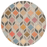 Safavieh Rodeo Drive 6'-0" x 6'-0" Rug in Grey / Beige