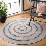 Safavieh Cape Cod 5'-0" x 5'-0" Rug in Pink / Grey