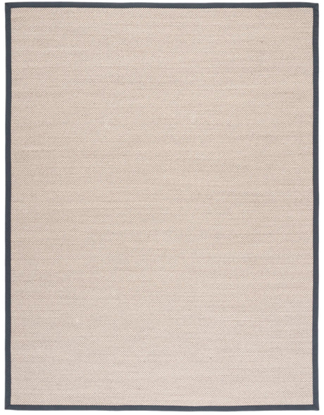 Safavieh Natural Fiber 10'-0" x 14'-0" Rug in Marble / Dark Grey