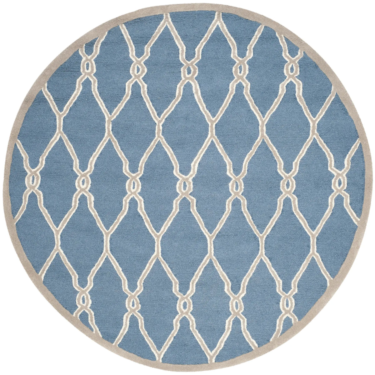 Safavieh Cambridge 6'-0" x 6'-0" Rug in Navy / Ivory