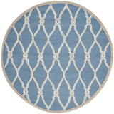 Safavieh Cambridge 6'-0" x 6'-0" Rug in Navy / Ivory