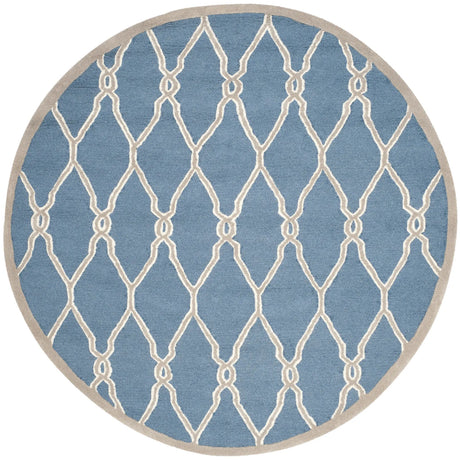 Safavieh Cambridge 6'-0" x 6'-0" Rug in Navy / Ivory