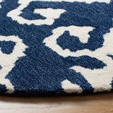 Safavieh Wyndham 5'-0" x 5'-0" Rug in Royal Blue / Ivory