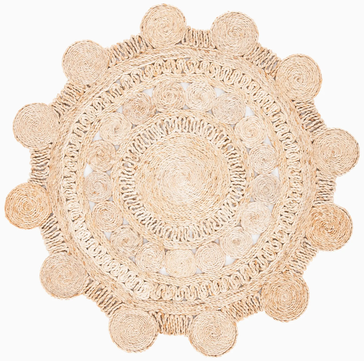 Safavieh Natural Fiber 3'-0" x 3'-0" Rug in Natural