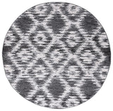 Safavieh Adirondack 6'-0" x 6'-0" Rug in Charcoal / Ivory