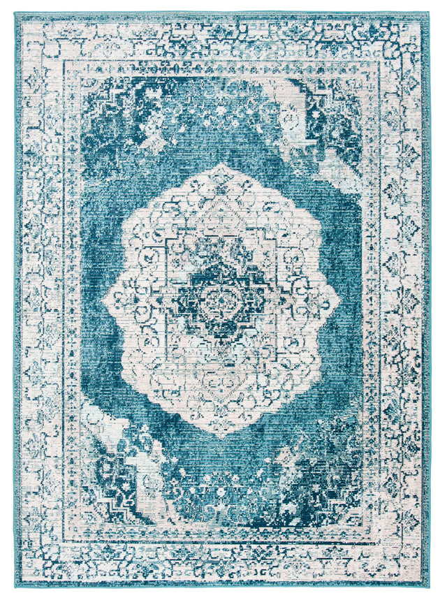 Safavieh Crystal 4'-0" x 6'-0" Rug in Beige / Dark Teal