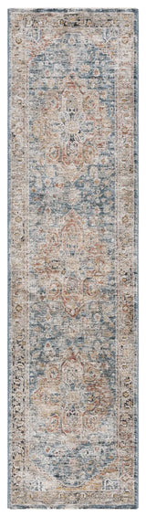 Safavieh Silverado 2'-0" x 8'-0" Rug in Blue / Rust
