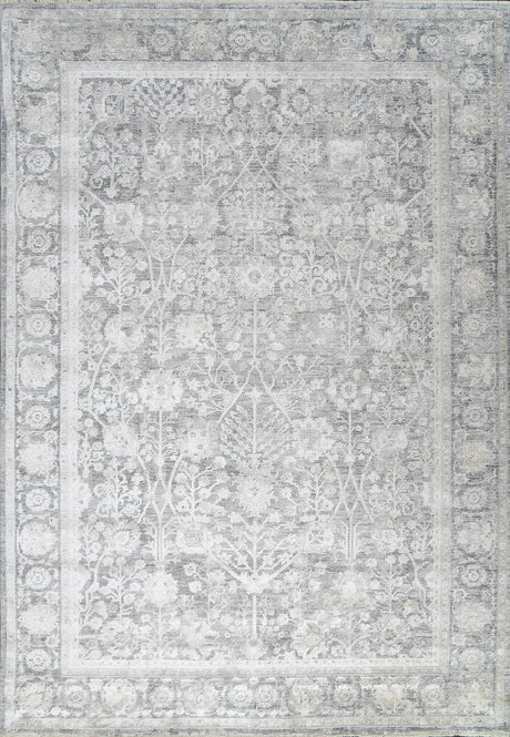 Dynamic Rugs Canyon 15470 Power Loomed Traditional Grey/Cream Rug - Rectangular