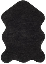 Safavieh Sheep Shag 2'-0" x 3'-0" Rug in Charcoal