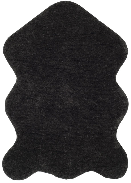 Safavieh Sheep Shag 2'-0" x 3'-0" Rug in Charcoal