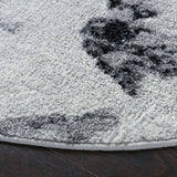 Safavieh Adirondack 6'-0" x 6'-0" Rug in Grey / Black